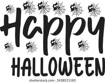 Halloween Vector illustration, Happy Halloween t-shirt design