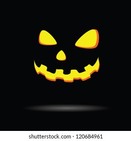 halloween vector illustration on a color