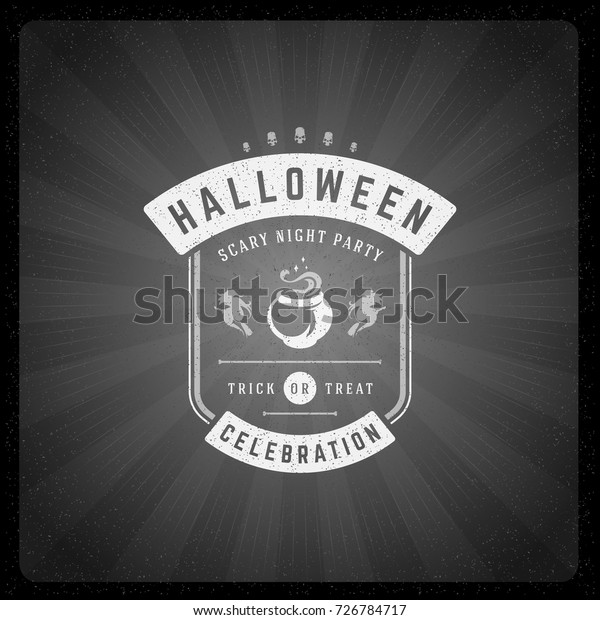 Halloween Movie Logo Vector