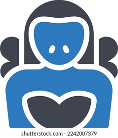 ilustración de halloween Vector en un fondo transparente. Símbolos de calidad superior. Iconos vectoriales de glifos para diseño de conceptos y gráficos.