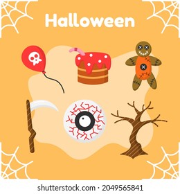 Halloween Vector Illustration for Halloween Season