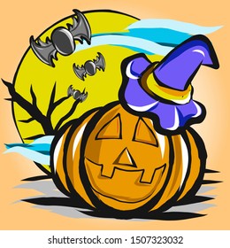 The Halloween vector image for Holiday concept