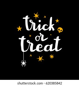  Halloween vector lettering. Holiday calligraphy.