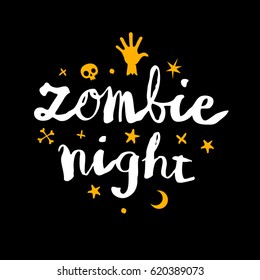  Halloween vector lettering. Holiday calligraphy.