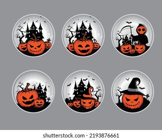 Halloween vector or logo Poster, Vector art