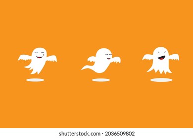Halloween vector orange background, poster background for celebrations, trick-or-treat parties, halloween costumes, jack-o-lanterns, torchlights, haunted houses.