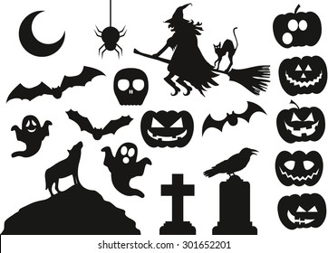 Halloween vector pack
