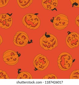 Halloween vector pattern