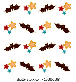 Halloween vector pattern 