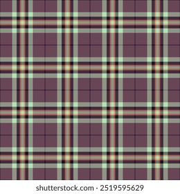 Halloween vector pattern with plaid stripes and pumpkins, spooky ghosts, and scary ornaments. Ideal for autumn background, textile, fabric, party decor, greeting cards, posters, or tiled wallpaper.