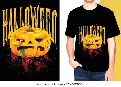 Plantillas de diseño de camisetas para la impresión vectorial de Halloween