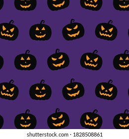 El vector de Halloween diseño de patrones coloridos, moderno y elegante. 
Ilustración vectorial.