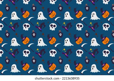 Halloween Vector Seamless Pattern. Element for Halloween events. Vector illustration
