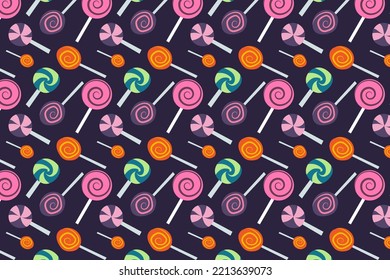 Halloween Vector Seamless Pattern. Element for Halloween events. Vector illustration