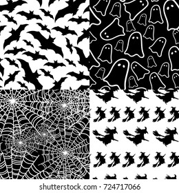 Halloween. Vector Halloween seamless pattern. Vector illustration.
