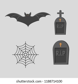Halloween vector set