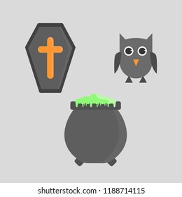 Halloween vector set