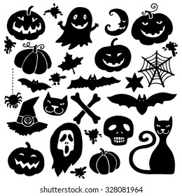 Halloween vector set
