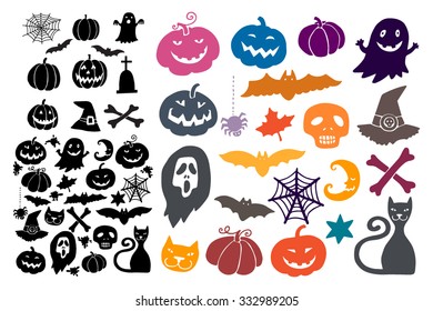 Halloween vector set