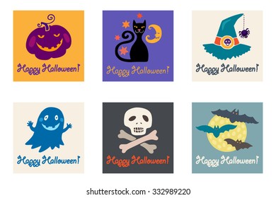 Halloween vector set