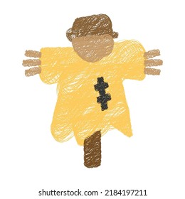 halloween vector sketch illustration, scribble art