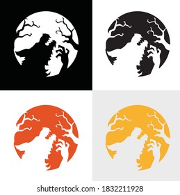Halloween vector sticker editable Files