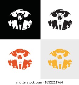 Halloween vector sticker editable Files