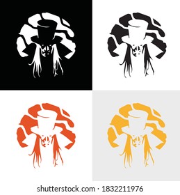 Halloween vector sticker editable Files