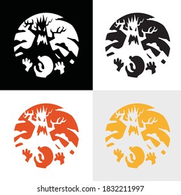 Halloween vector sticker editable Files