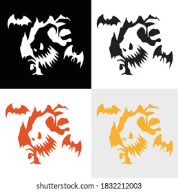 Halloween vector sticker editable Files