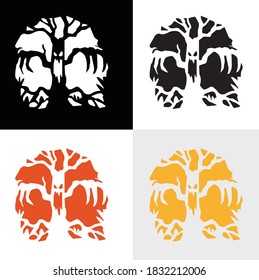 Halloween vector sticker editable Files
