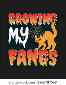 Halloween vector t shirt design halloweenT-shirt design.