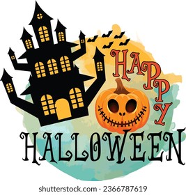 Halloween vector t shirt design halloweenT-shirt design.