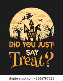 Halloween vector t shirt design halloweenT-shirt design.