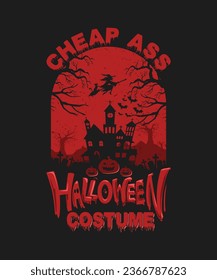 Halloween vector t shirt design halloweenT-shirt design.