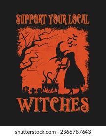Halloween vector t shirt design halloweenT-shirt design.