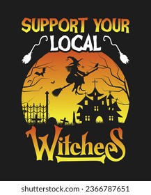 Halloween vector t shirt design halloweenT-shirt design.