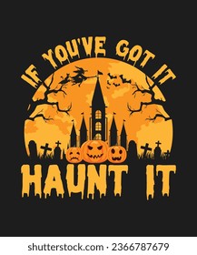 Halloween vector t shirt design halloweenT-shirt design.