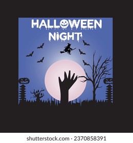 Halloween vector t shirt design.