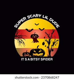 Halloween vector t shirt design.