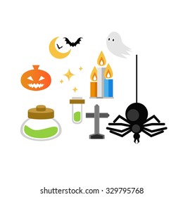 Halloween Vector Template
