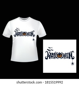 Halloween Vector T-Shirt Design For Party.