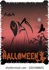HALLOWEEN VECTOR TYPOGRAPHY T SHIRT DESIGN