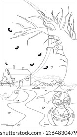 Halloween vectpr for cards and invitations
