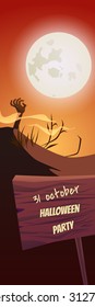 halloween vertical background