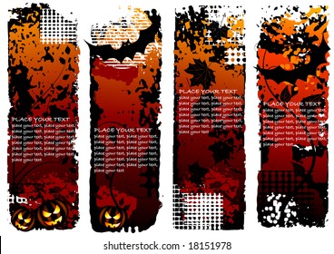 halloween vertical banner