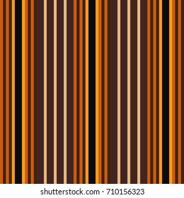 halloween vintage Orange and cream striped continuous seamless fabric or wallpaper background.