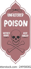 HALLOWEEN VINTAGE POTION LABELS DESIGNS 