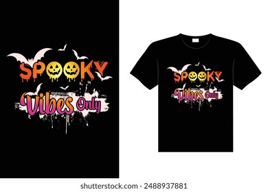 Halloween vintage, retro ,haunted and creepy t shirt design vector graphic
