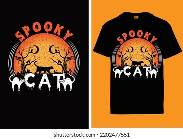 Halloween vintage  Typography t shirt Design